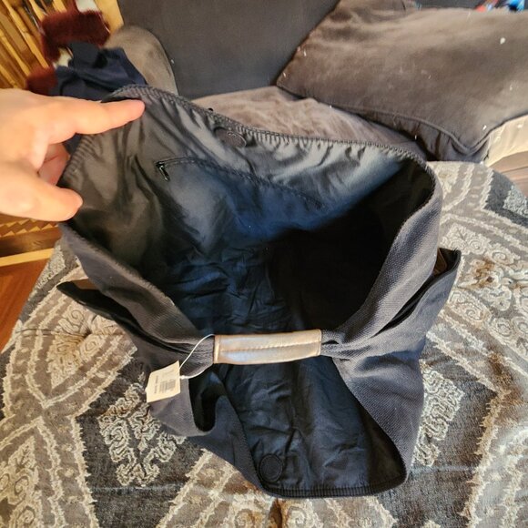 NWT Old Navy Black Textile Hobo Bag - Picture 15 of 16